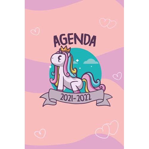 Agenda 2020 2021: Scolaire Fille Licorne Journalier: Agenda Licorne |Collège Lycée École Primaire Étudiant | Daté | Une Page Par Jour Pour Noter Les Devoirs