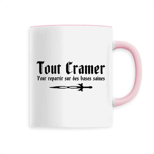 Mug Kaamelott "Tout Cramer" - Confectionné En France - Tasse Originale En Céramique - Cadeau Film Et Série Kaamelott Original Rigolo