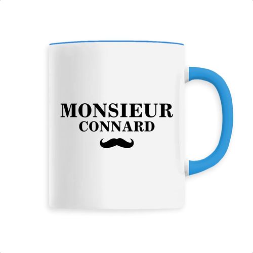 Mug "Monsieur Connard" - Confectionné En France - Tasse Originale En Céramique - Cadeau Anniversaire Humour Original Rigolo