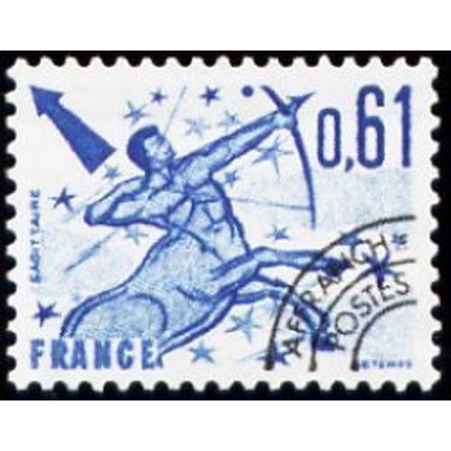 Timbre France 1978 Préoblitéré Sagittaire 0.61 Yt Préos N° 154