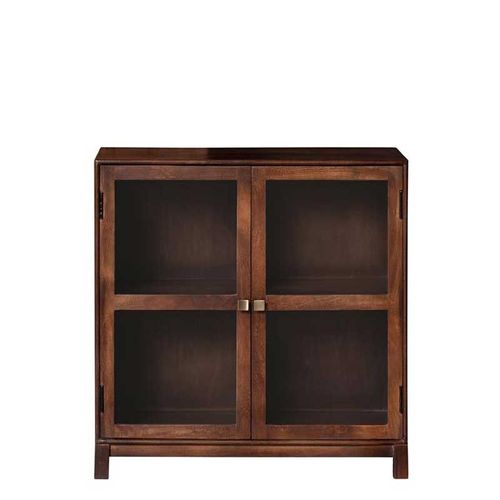 Buffet Vitré Farah Manguier Marron 89x36x91cm
