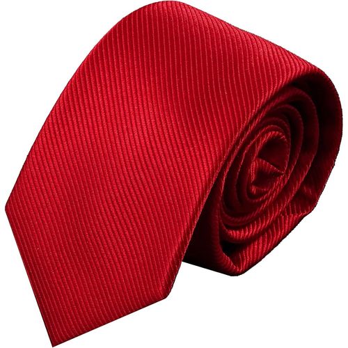 Cravate Homme 100% Soie - Fabriquée À La Main En Italie - Cravates En Soie Hommes - 150 X 7 Cm