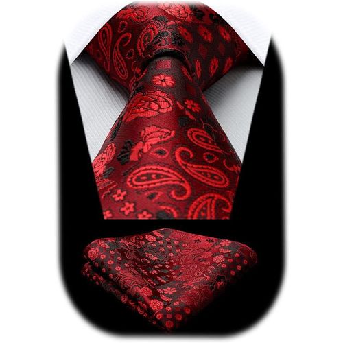 Cravate Paisley Homme Cravates Floral Cravate Mariage Cravates De Poche Set