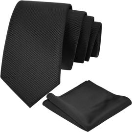 Aomig Cravate Homme, 6cm Fete De Classique Cravate & Poche Set Pour Mariage Cravate D'affaires Formelle