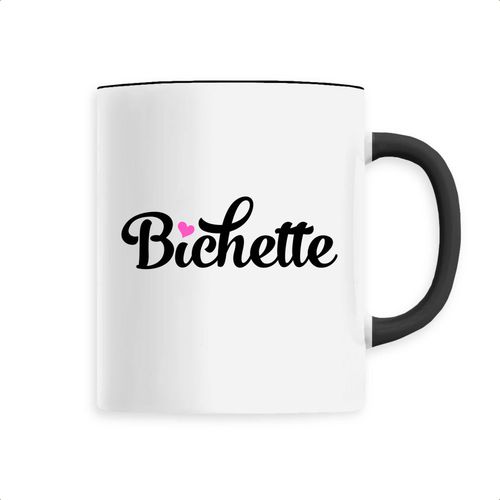 Mug En Céramique "Bichette" - Confectionné En France - Tasse Originale En Céramique - Cadeau Anniversaire Evjf Original Rigolo
