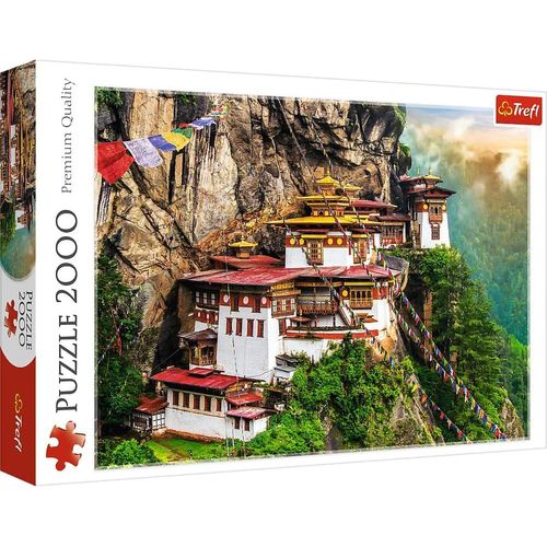 Puzzle, Nid de Tigre, Bhoutan, 2000 Pièces, Qualité Premium, pour Adultes et Enfants à partir de 12 Ans, TR27092