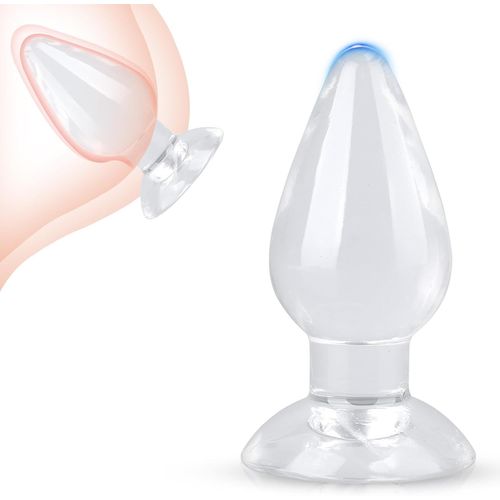 3 Tailles De Plugs Anaux Gros Plug Anal Transparents Avec Ventouse De Base Puissante,Plug Anal Lavable Masseur Prostate Jouets Sexuels Pour Hommes Et Femmes (Xxl)