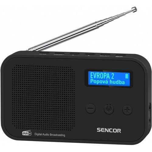 Sencor Le fournisseur n'a pas fourni le nom du produit (PLL, FM, DAB+ DAB), Radio, Bleu, Noir