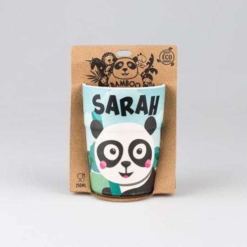 Gobelet Tasse Prénom Sarah Bambou Panda Team