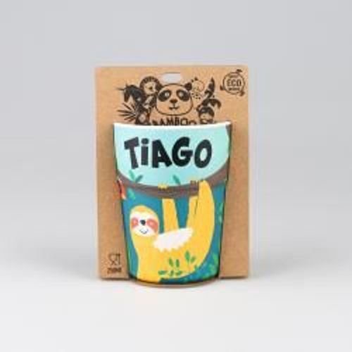 Gobelet Tasse Prénom Tiago Bambou Panda Team