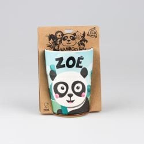 Gobelet Tasse Prénom Zoé Panda Team Bambou
