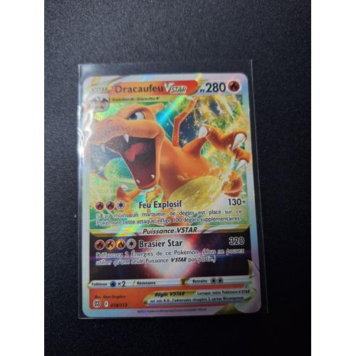 Dracaufeu-VSTAR 018/172 PV280 Carte Pokémon™ Ultra rare Neuve VF