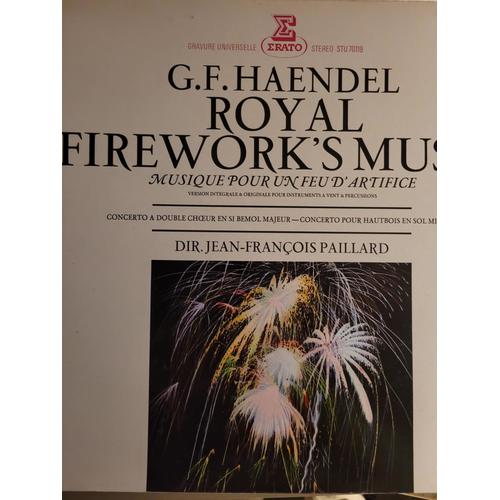 Haendel Vinyle Royal Firework's Music + Concerto À Double Ch?Ur + Concerto Pour Hautbois. Orchestre Jean François Paillard.