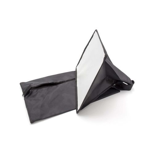 vhbw Diffuseur de flash softbox compatible avec Canon Speeddlite 550EX, 430EX I+II, 540EZ, 420EX flash, appareil photo - plastique noir, 22 x 32 cm
