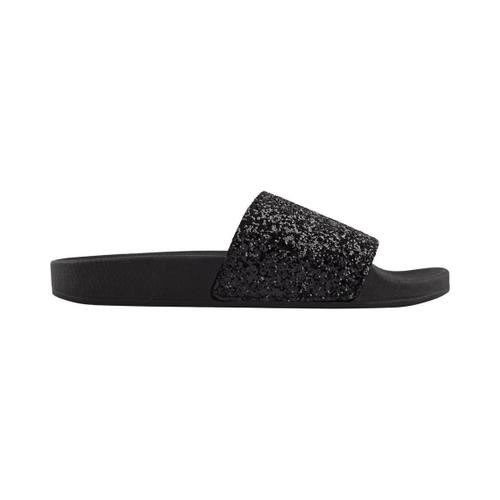 Tongs The White Brand Glitter Black - 36