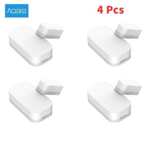 Aqara-Capteur de porte et fenêtre intelligent,connexion sans fil Zigequation,MCCGQ11LM,maison intelligente,fonctionne avec ata Home Kit - Type 4 Pcs