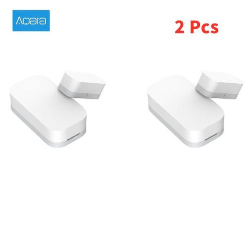 Aqara-Capteur de porte et fenêtre intelligent,connexion sans fil Zigequation,MCCGQ11LM,maison intelligente,fonctionne avec ata Home Kit - Type 2 Pcs