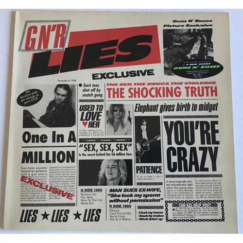 Guns N’ Roses - G N’R Lies - Lp - 1988 - German Press