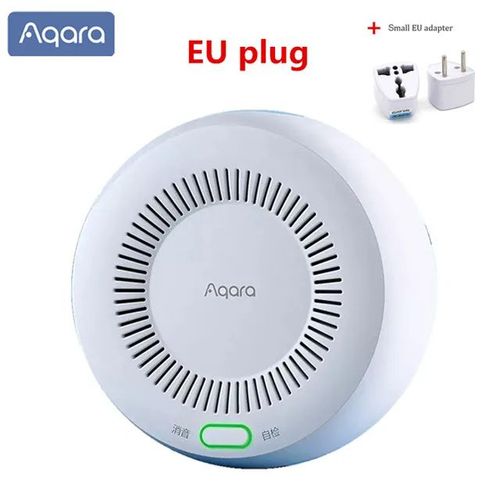 Aqara-Détecteur de gaz naturel intelligent,alarme de fuite de gaz Zigbee,liaison intelligente,sécurité à domicile pour Xiaomi Mi Home Kit - Type EU plug