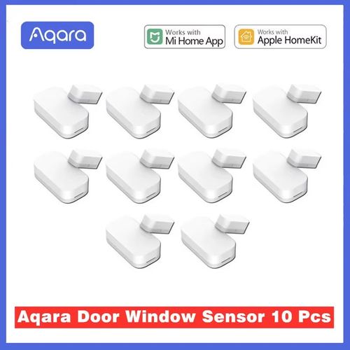 Aqara-Mini capteur de porte et fenêtre Zigbee,connexion sans fil,fonctionne avec Mi Home,Xiaomi Smart Home - Type 10 pcs