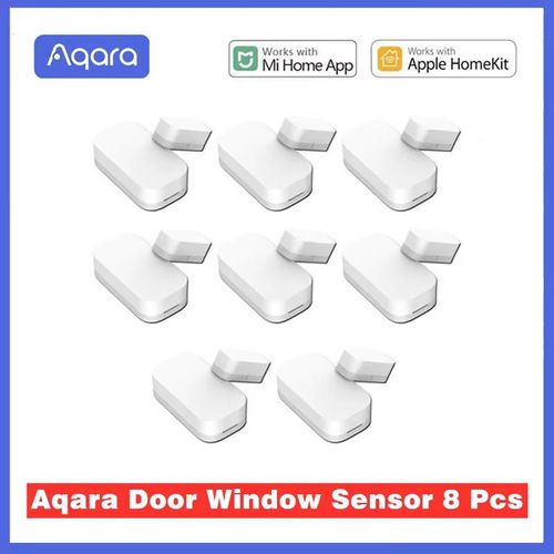 Aqara-Mini capteur de porte et fenêtre Zigbee,connexion sans fil,fonctionne avec Mi Home,Xiaomi Smart Home - Type 8 pcs