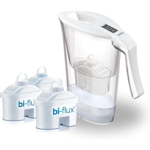 Kit Commodité J9082 Carafe Filtrante,Blanc Transparent,2,3 L,28 X 28 X 11 Cm,1,22 Kg