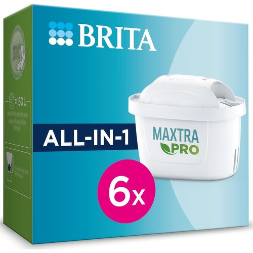 Maxtra+ Filtre À Eau Potable Pour Carafe,100 L 6 Filtri Blanc