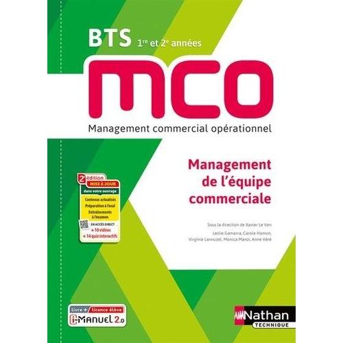 Management De L'équipe Commerciale Bts Mco 1re Et 2e Années