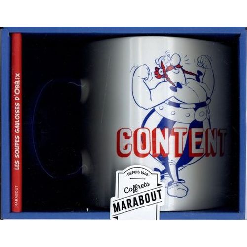 Obelix Content/Pas Content - Coffret Avec 1 Mug Et 1 Livre De Recettes
