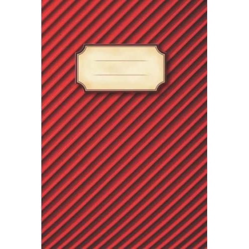 Red Stripes Industrial Design Composition Notebook Ð Architecture Conceptual Interior Design Copybook For College Students Ð Journal For Art And ... More: Red Stripes Bars Composition Notebook