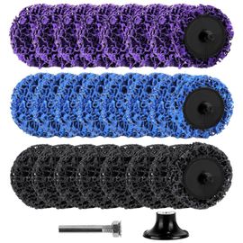 KYAOAYO-24 Pièces Disque De Nettoyage Abrasif Csd 50Mm Disque Abrasif Disque Meuleuse Disque Abrasif Pour Meuleuse DAngle Disque Nettoyage Meuleuse Pour Enlever La Rouille De La Peinture