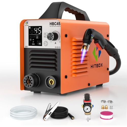KYAOAYO-Découpeur Plasma Amélioré 45A, Arc Pilote Non Hf, Affichage Numérique Led, Igbt 230V, Coupe En Grille, . 15 Mm (Hbc45Ii)