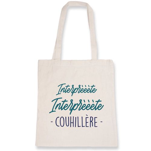 Sac tote bag Kaamelott, le roi burgonde: cuillère - Confectionné en France - Sac en toile coton 100% bio - Cadeau Anniversaire Film et Série Humour original rigolo