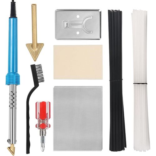 KYAOAYO-Poste À Souder En Plastique, 80 W, Kit De Réparation De Pare-Chocs Avec Barres, Treillis De Renfort Et Métallique Pour Soudage Plastique, Bricolage Automobile, Bricolage, Réparation