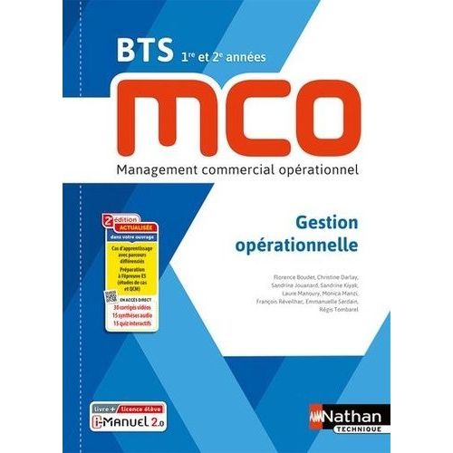 Gestion Opérationnelle Bts Mco 1re Et 2e Années