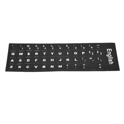 English Autocollant Durable Avec Disposition De Clavier Standard Non Transparente