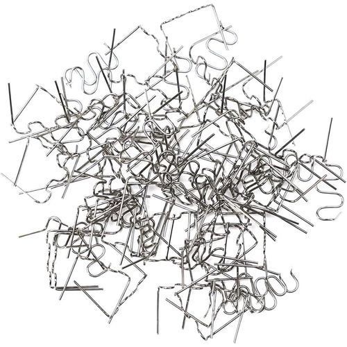 KYAOAYO-Kqrzg 600 Pièces Agrafes En Acier Inoxydable Pour Machine De Soudage Plastique, Baguettes, Réparation De Pare-Chocs De Voiture, Et Carrosserie, Agrafe Plastique Pour Réparation (0,8Mm / 0,6Mm