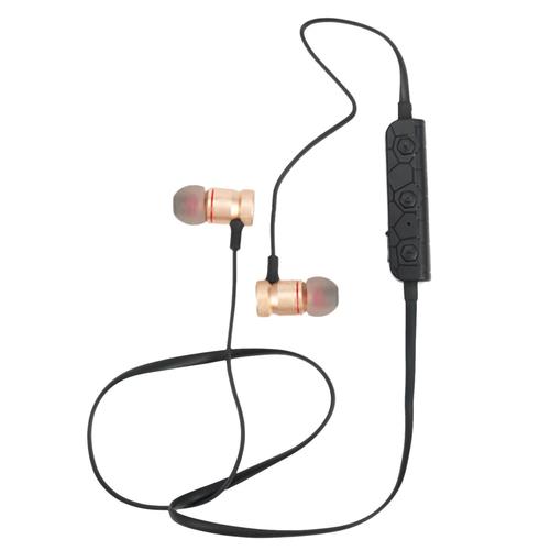 M90 Sans Fil Bluetooth Casque Musique Audio Sport Intra-Auriculaire Annulation Du Bruit Ecouteurs Micro-Usb Port Pour Telephone Fitness Courir(Or)