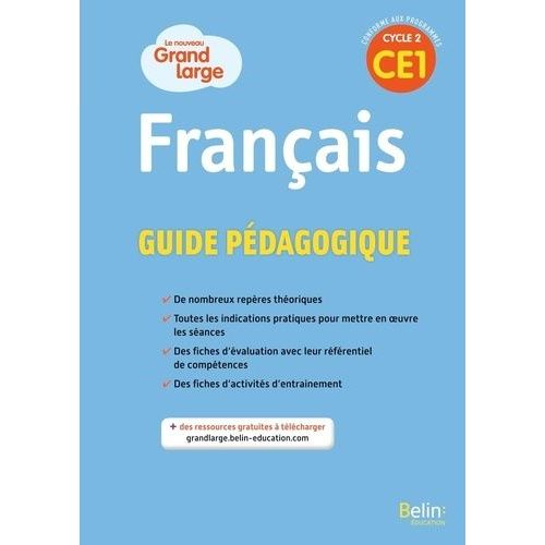 Français Ce1 Cycle 2 Le Nouveau Grand Large - Guide Pédagogique