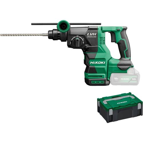 KYAOAYO-Marteau Perforateur Sans Fil - 18 V, 3,2 J, Sds-Plus, 3 Modes De Fonctionnement, Led, Poignée Anti-Vibrations, Moteur Sans Balais - Avec Coffret