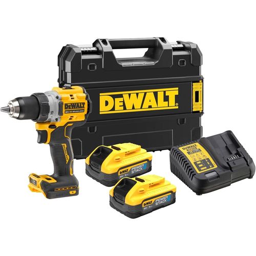 KYAOAYO-Perceuse Visseuse 18V 90 Nm (2X5.0 Ah Powerstack) En Coffret Tstak - Dcd800H2T-Qw