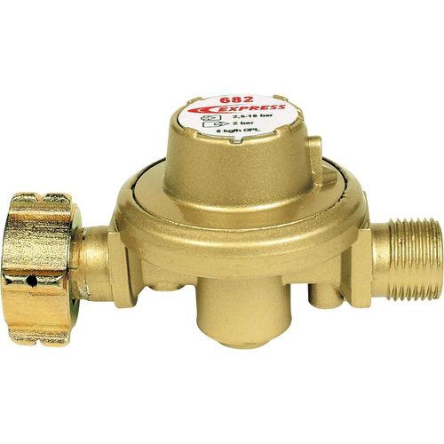 KYAOAYO-Détendeur Fixe 2 Bar Sortie 3/8E Gauche - Accessoire Pour Fer À Souder - Lampe À Souder - Fer De Couvreur - Chalumeau D'Étanchéité - Pièces De Rechange -