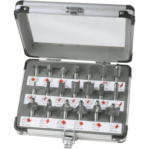 KYAOAYO-Jeu De 20 Fra s - Pour Défonceuses - Avec Coffret En Aluminium