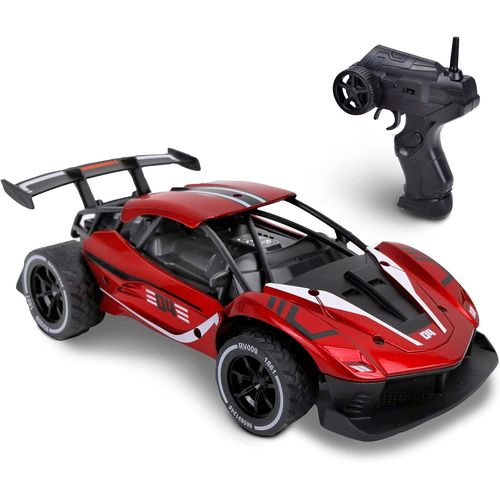 Kyaoayo-Voiture Racer - Die Cast - 094872 - Voiture Télécommandée - Rouge - 1/16 - Prêt À Rouler - Batterie Rechargeable Et Piles Incluses - Métal - À Partir De 6 Ans-Turbo Challenge