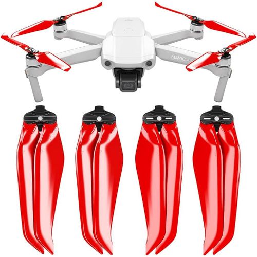 Kyaoayo-Hélices Stealth Pour Dji Mavic Air 2 - Rouge, 4 Pièces-Master Airscrew