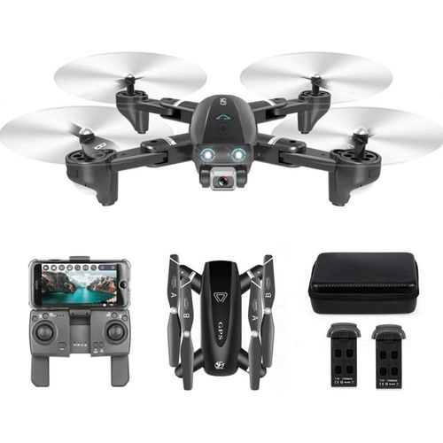 Kyaoayo-Tt Pro Drone 5 Ghz Avec Caméra Hd, Gps Et Sac De Transport, Distance De 30 Km/H-500 Mètres, Noir-Luxwallet