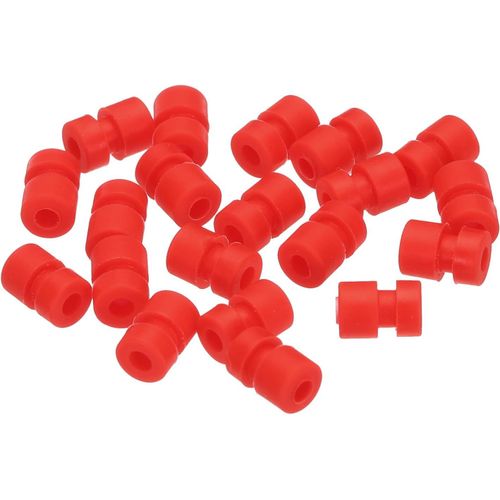 Kyaoayo-Rc Boules En Caoutchouc Anti-Vibration Pour Contrôleur De Vol F4 F7 Gimbal M2x6.6mm, Boules D'amortissement, Accessoires De Drone Diy Rc (Rouge), Lot De 36-Quarkzman