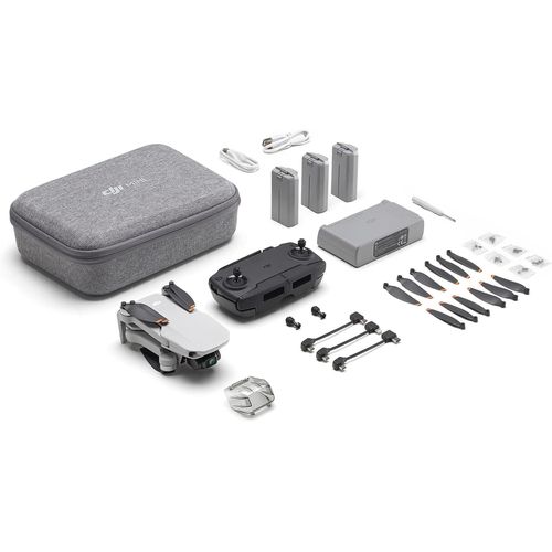 Kyaoayo-Mini Se Fly More Combo - Drone Caméra À 3 Axes, Caméra 2,7k, Gps, Temps De Vol 30 Min, Poids Léger, Mini Drone De Moins De 249 G, Résistance Au Vent Améliorée À Léchelle 5, Gris-Dji