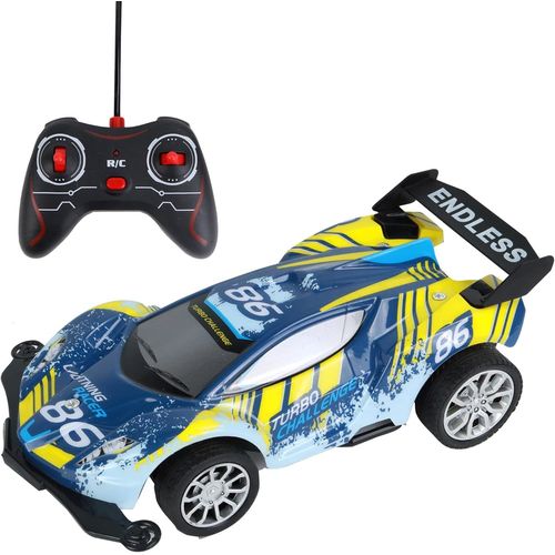 Kyaoayo-Voiture De Course - Lightning Racer - 097208 - Voiture Télécommandée - Bleu - 1/18 - Batterie Rechargeable Et Piles Incluses - Plastique - À Partir De 3 Ans-Turbo Challenge