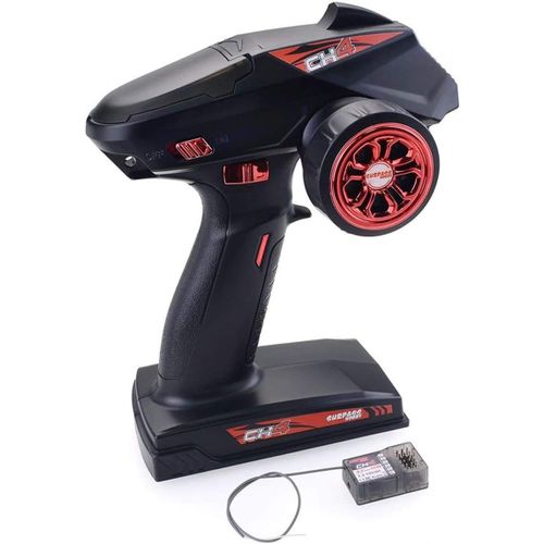 Kyaoayo-2.4g Rc Voiture Contrôleur 4 Canaux Numérique Radio Télécommande Émetteur Avec Récepteur Pour Télécommande Rc Voiture Bateau-Fasizi